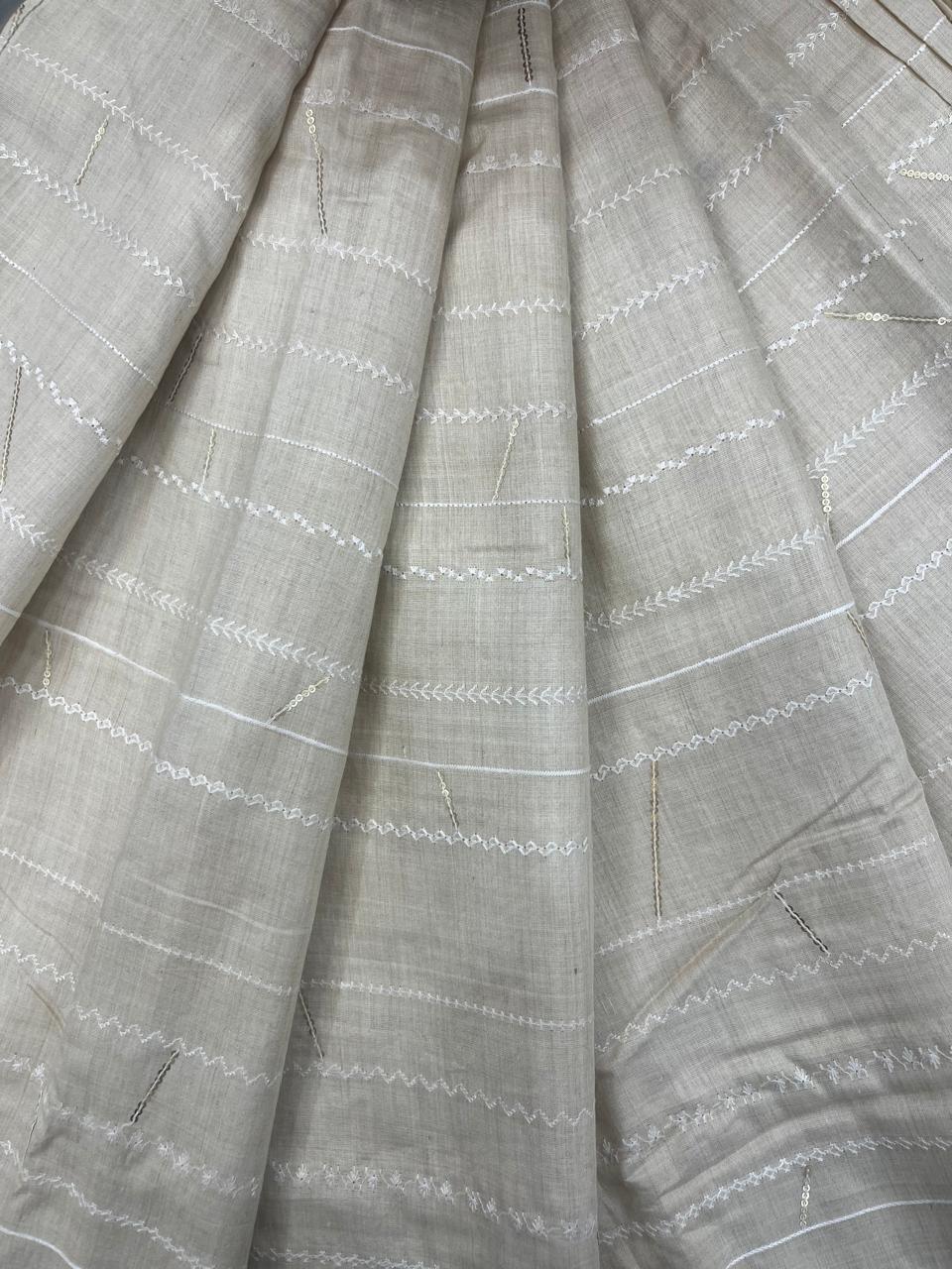 Munga Silk Fabric (Golden Beige)