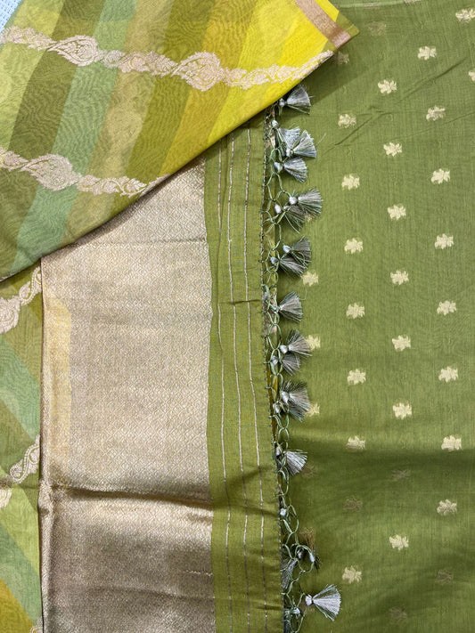 Banarasi Suit Set (Green)