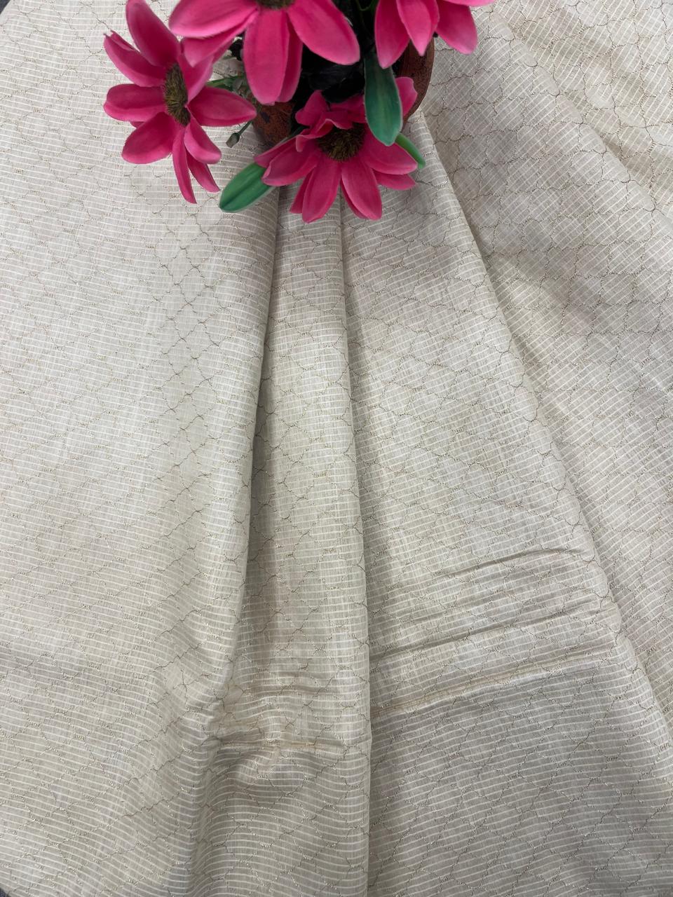 Munga Silk Fabric (Golden Beige)