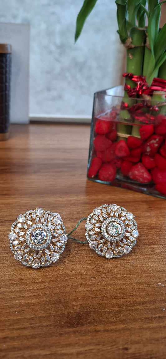 Meera diamond earrings