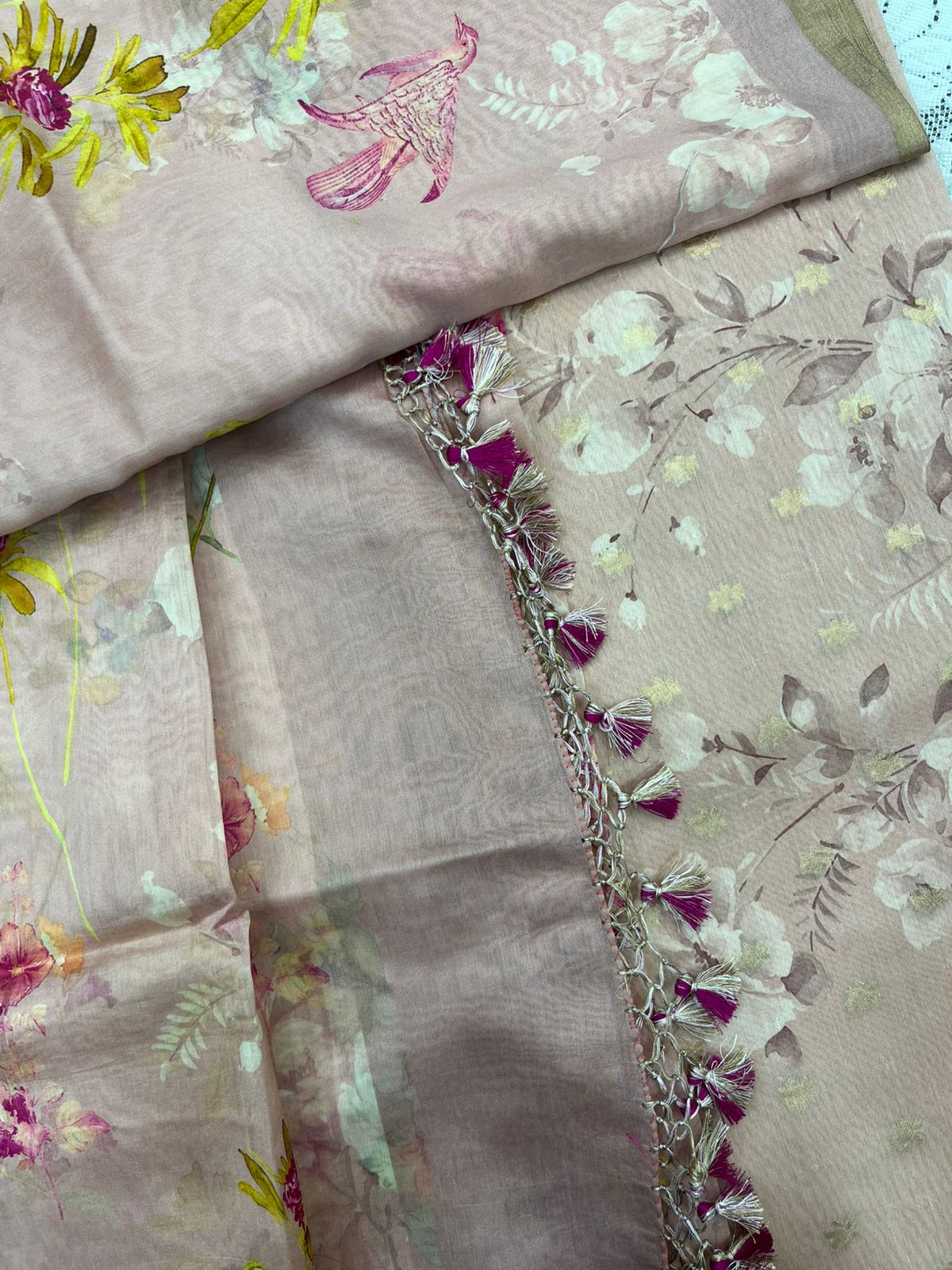 Banarasi Suit Set (Baby Pink)