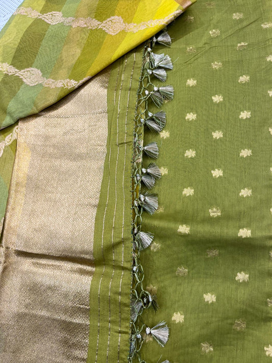 Banarasi Suit Set (Green)