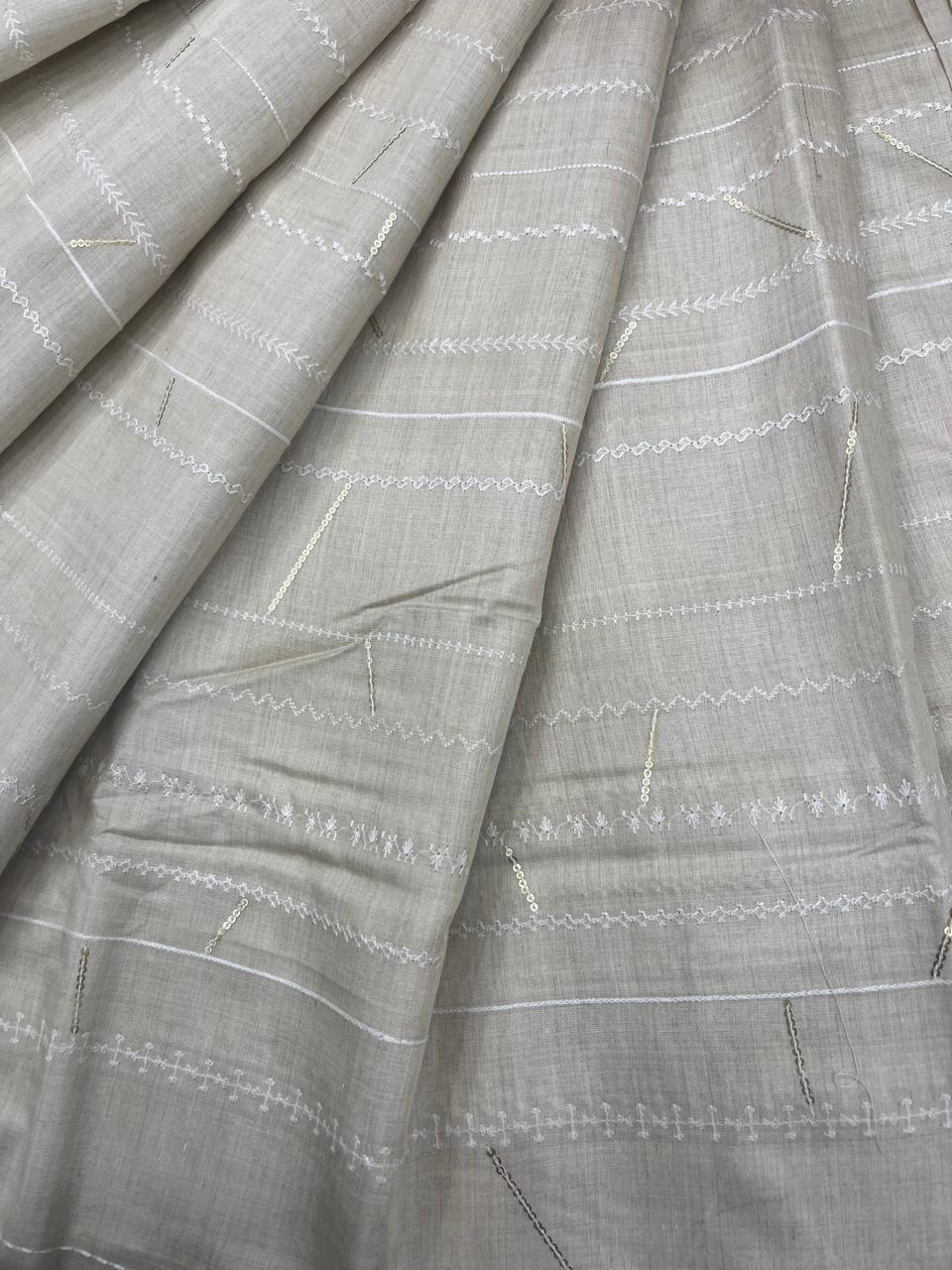 Munga Silk Fabric (Golden Beige)