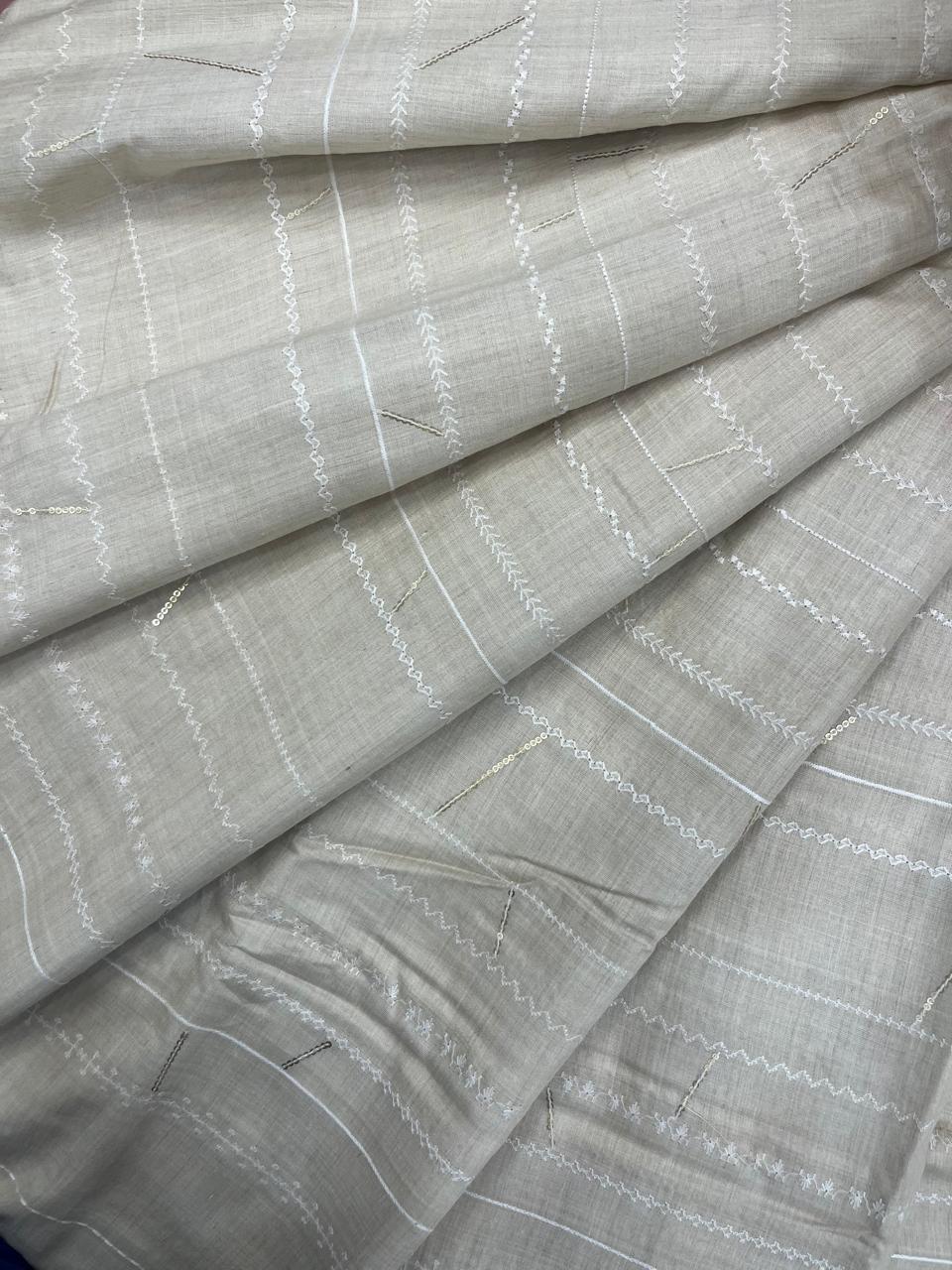 Munga Silk Fabric (Golden Beige)