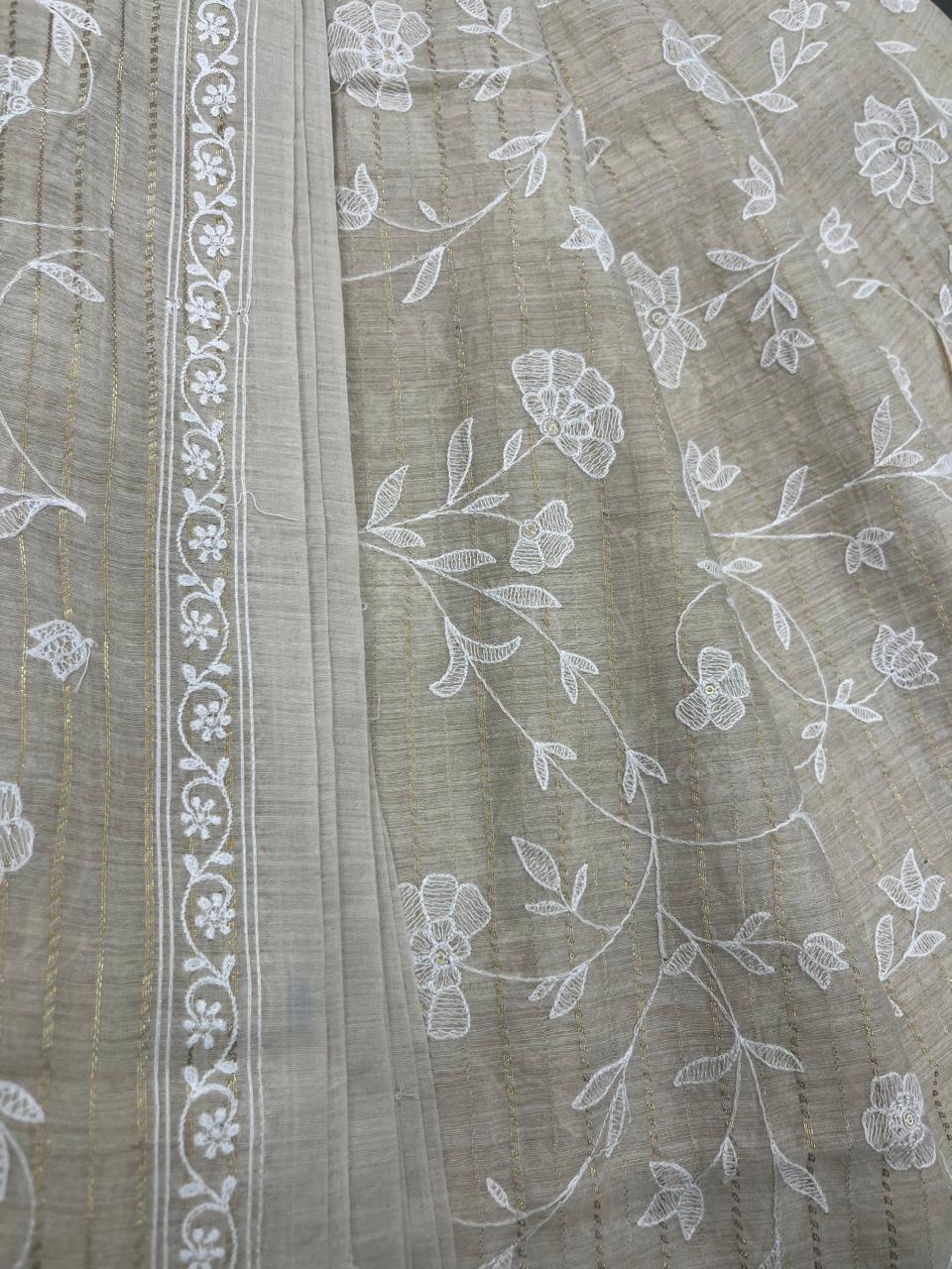 Munga Silk Fabric (Golden Beige)