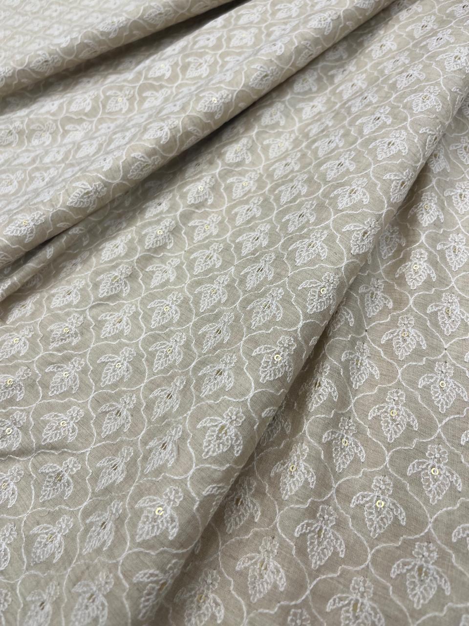 Munga Silk Fabric (Golden Beige)