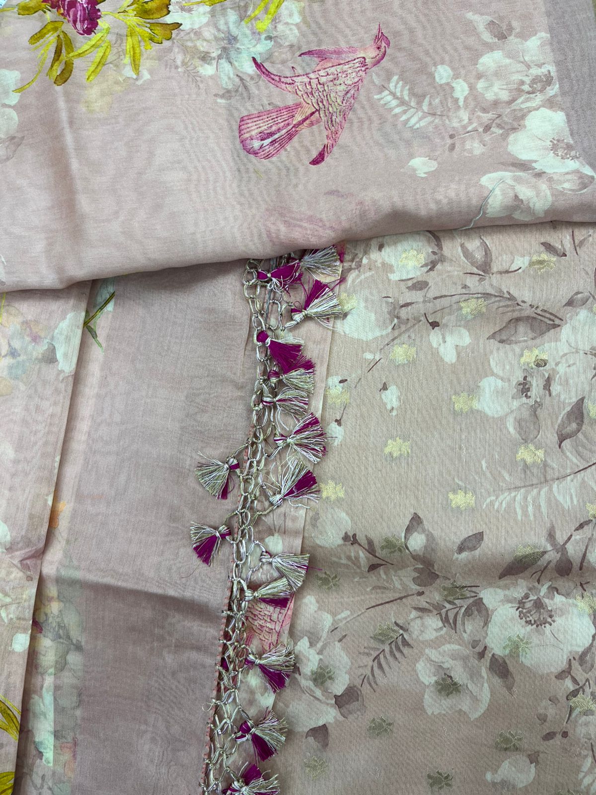 Banarasi Suit Set (Baby Pink)